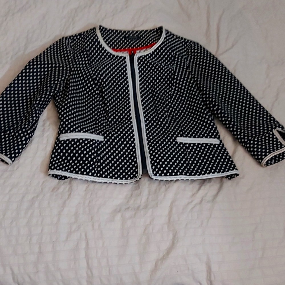 RENUAR Polka Dot Suit Jacket Vintage